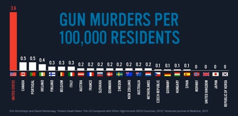 Americans are ten times more likely to die from firearms than citizens of other nations | Amazing Science | Scoop.it