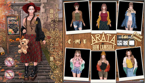 BOM Camisole September 2021 Gift by ARATA | Teleport Hub - Second Life Freebies | Second Life Freebies | Scoop.it