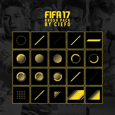 FIFA 17 Brush Pack By Ciefo for free | Freakinthecage Webdesign Lesetips | Scoop.it