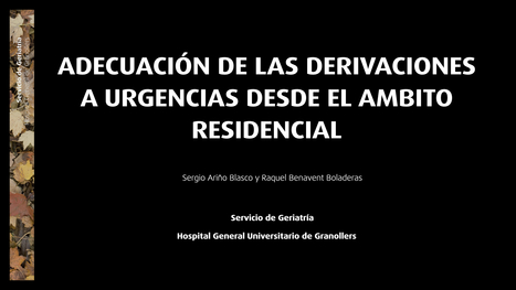 Exploring Predictive Factors for Potentially Avoidable Emergency Department Transfers: Findings From the FINE Study | Geriatr&iacute;a HGG Journal Club | Scoop.it