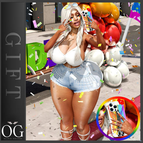Pride Pose & Phone Prop June 2022 Group Gift by Olivia Golden | Teleport Hub - Second Life Freebies | Second Life Freebies | Scoop.it