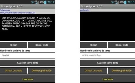 Transcripción, app Android para realizar transcripciones o dictados de voz | TIC & Educación | Scoop.it