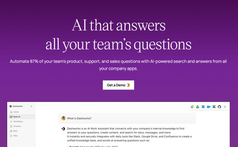 Dashworks. Un assistant de recherche IA pour l'entreprise | Elevage et numérique | Scoop.it