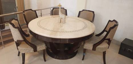 Wooden Round Dinning Table | Punjab Furniture | Scoop.it