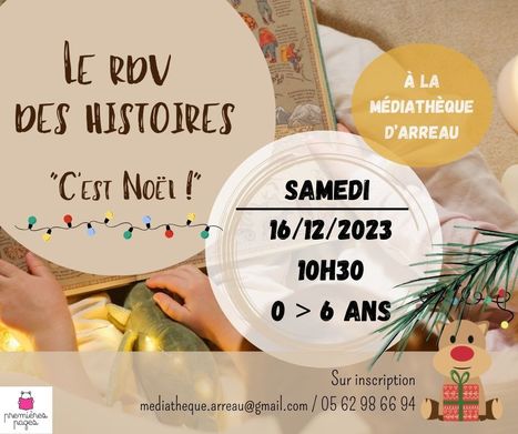 Rendez-vous des histoires à la médiathèque d'Arreau le 16 décembre | Vallées d'Aure & Louron - Pyrénées | Scoop.it