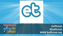 Learn why @ExitTicket is a great way to track student progress and gather feedback | iGeneration - 21st Century Education (Pedagogy & Digital Innovation) | Scoop.it