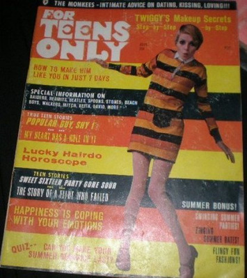 1967 For Teens Only Magazine Mod Twiggy Cover | Kitsch | Scoop.it
