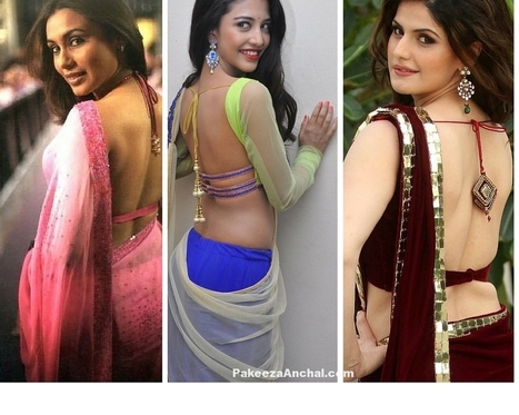 Backless Blouses' in Indian Fashion Updates