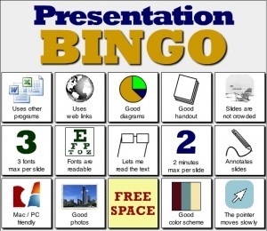 Presentation bingo | The 21st Century | Scoop.it
