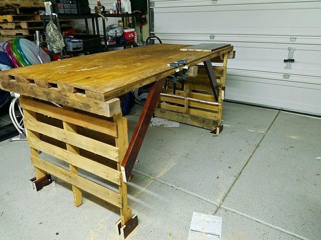 Pallet Work Bench | 1001 Pallets ideas ! | Scoop.it