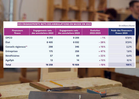 Apprentissage : des marges en baisse en 2023 selon France compétences | Enseignement secondaire et supérieur | Scoop.it