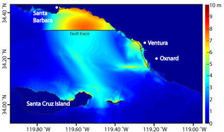 Computer models show significant tsunami strength for Ventura and Oxnard, California: Seismologists show modeled tsunami resulting from simulated earthquake in Ventura basin first propagates south ... | Sandy Beach Ecology & Management | Scoop.it