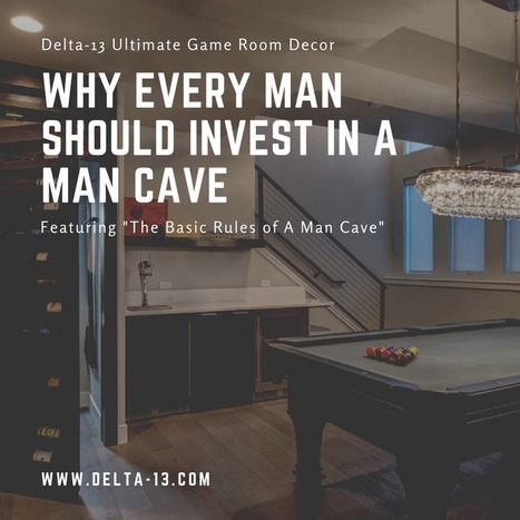Man Cave Rules In Delta 13 Ultimate Game Room Decor Scoop It