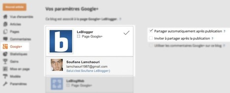 Publication automatique des articles de votre blog dans Google+ | LeBlogger | Freewares | Scoop.it