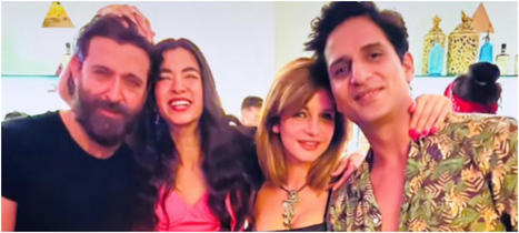 Sussanne Khan shares pic with Arslan Goni, Hrithik Roshan | Latest BOLLYWOOD movie news reviews | Scoop.it