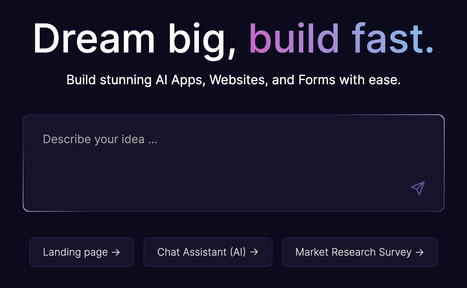 Trickle AI - #Build web apps in seconds | Digital Delights - Digital Tribes | Scoop.it