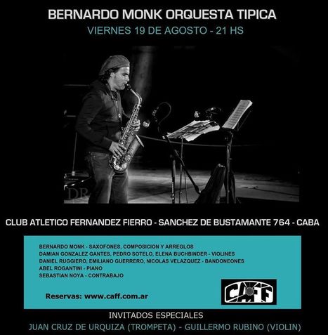 Bernardo Monk en el CAFF | Mundo Tanguero | Scoop.it