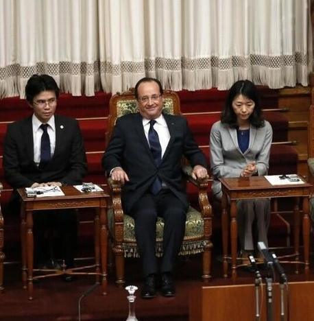 François Hollande confond Chinois et Japonais en pleine conférence officielle à Tokyo ! | Toute l'actus | Scoop.it