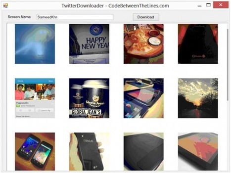 Descarga las imágenes de Twitter con TwitterDownloader | Utilización de Twitter la Educación | Scoop.it