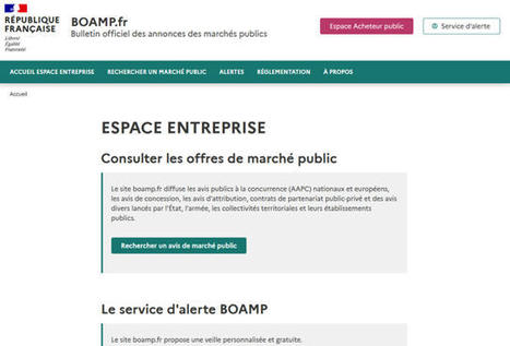 Marchés publics - BOAMP.fr : une nouvelle version en ligne depuis le 5 juillet  | Veille juridique du CDG13 | Scoop.it