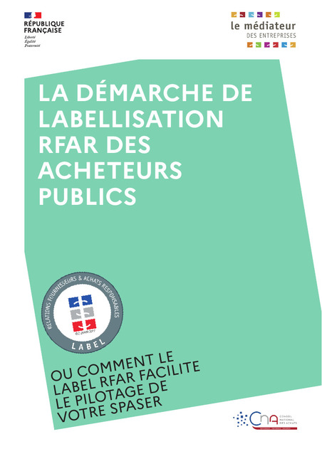 SPASER et label RFAR : un nouveau guide à destination des collectivités publiques | Veille juridique du CDG13 | Scoop.it