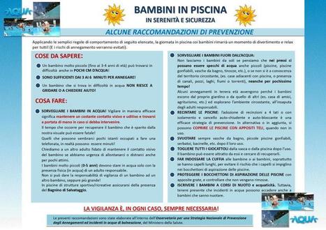 Bambini in piscina: alcune regole di sicurezza - ISS | Italian Social Marketing Association -   Newsletter 216 | Scoop.it