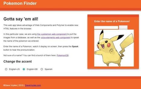 A Database of Pokémon Characters with Polymer and Web Components | JavaScript for Line of Business Applications | Scoop.it