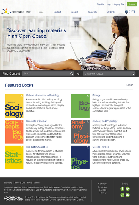 Integrating open textbooks, open research and open data into teaching | Tony Bates | Creative teaching and learning | Scoop.it