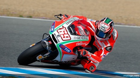 motogp.com |  Nicky Hayden, Ducati Team, Jerez Test, Day 1 | Ductalk: What's Up In The World Of Ducati | Scoop.it