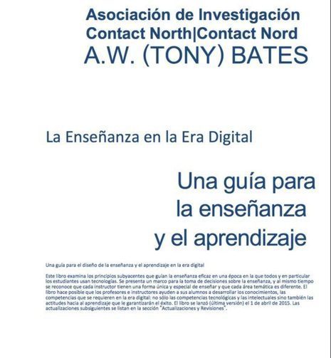 A Spanish version of ‘Teaching in a Digital Age’ is now available | Tony Bates | APRENDIZAJE | Scoop.it