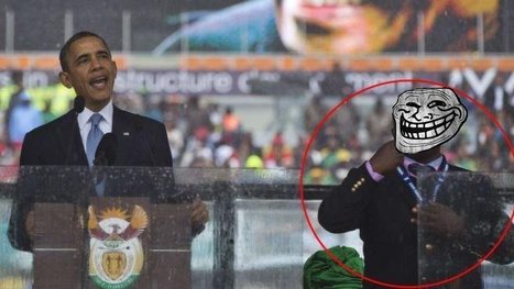Mandela: "l'imposture" de la traduction en langue des signes | Trollface , meme et humour 2.0 | Scoop.it