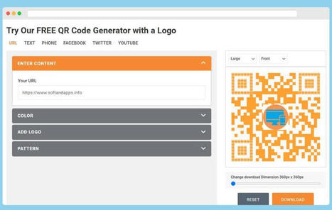 Generar bonitos códigos QR en línea y de forma completamente gratuita | Education 2.0 & 3.0 | Scoop.it