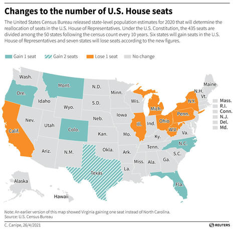 2020 Census Means Congressional Shake-up – | Geography Education | Scoop.it