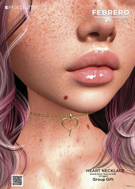 Heart Necklace February 2023 Group Gift by Hot Stuff | Teleport Hub - Second Life Freebies | Second Life Freebies | Scoop.it