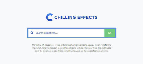 Chilling Effects, la web que te muestra toda la censura de internet - Noticias de Tecnología | #TRIC para los de LETRAS | Scoop.it