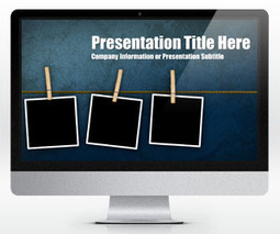 Free Widescreen Peg Grunge PowerPoint Template (16:9) - Free PowerPoint Templates - SlideHunter.com | Free Business PowerPoint Templates | Scoop.it