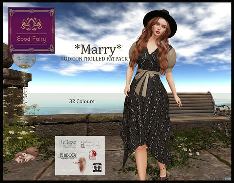 Marry Dress Fatpack December 2022 Group Gift by Good Fairy | Teleport Hub - Second Life Freebies | Second Life Freebies | Scoop.it