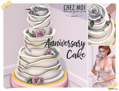 Anniversary Cake 14th Anniversary May 2026 Group Gift by Chez Moi Furniture | Teleport Hub - Second Life Freebies | Second Life Freebies | Scoop.it