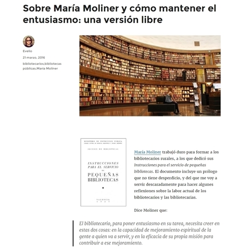 Evelio Martínez: “Las bibliotecas deberían ser un medio de comunicación de contenidos” | Los Content Curators | Educación, TIC y ecología | Scoop.it