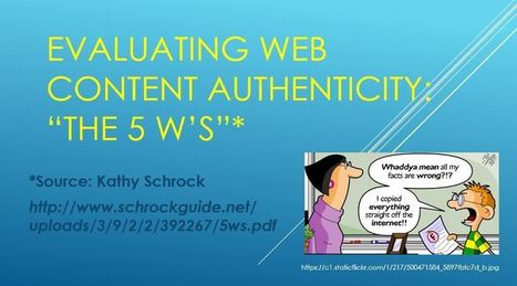 A lesson in assessing web content validity — Emerging Education Technologies | Creative teaching and learning | Scoop.it