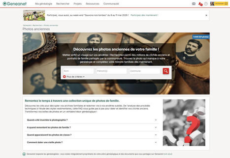 Geneanet lance la recherche de photos d&rsquo;anc&ecirc;tres | La Biblioth&egrave;que de l'&Eacute;cole nationale des chartes-PSL vous accompagne dans la pr&eacute;paration aux concours | Scoop.it