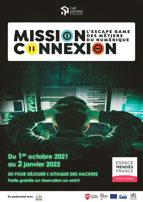 Escape game « Mission connexion. À la découverte des métiers du numérique. » | Espace Mendès France : culture & médiation scientifiques | Espace Mendes France | Scoop.it