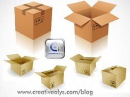 Plantilla de Cajas de Carton - Vectores Illustrator | Recursos diseño gráfico | Scoop.it