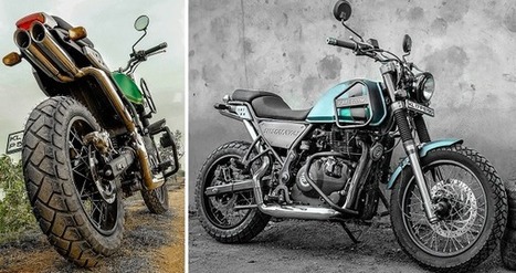 Modified Royal Enfield Himalayan by GRID7 Customs | Maxabout Motorcycles | Scoop.it