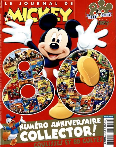 À 80 ans, Le Journal de Mickey reste dans le trio de tête de la presse enfant | DocPresseESJ | Scoop.it