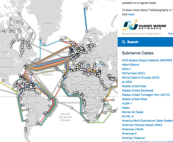 Submarine Cable Map shows how interconnected the world is | WHY IT MATTERS: Digital Transformation | Scoop.it