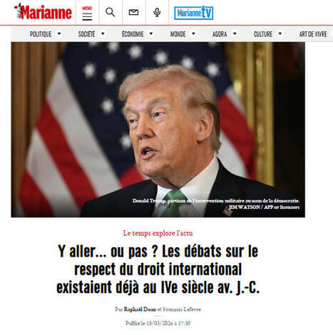 Y aller&hellip; ou pas ? Les d&eacute;bats sur le respect du droit international existaient d&eacute;j&agrave; au IVe si&egrave;cle av. J.-C. | - Lettre d'information Orient & M&eacute;diterran&eacute;e - | Scoop.it