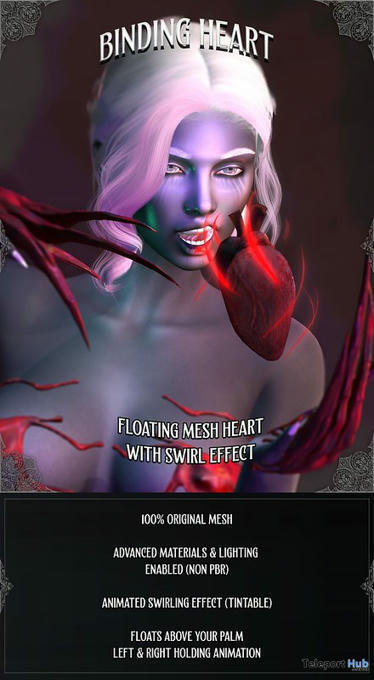 Binding Heart April 2025 Group Gift by Artemisia & Knight Grave | Teleport Hub - Second Life Freebies | Second Life Freebies | Scoop.it