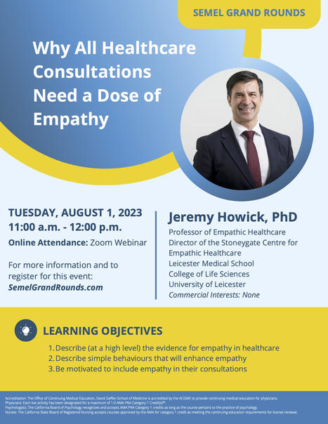 Semel Grand Rounds | Empathy and HealthCare | Scoop.it