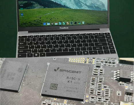 Muse Book laptop features SpacemiT K1 octa-core RISC-V AI processor, up to 16GB RAM - CNX Software | Embedded Systems News | Scoop.it